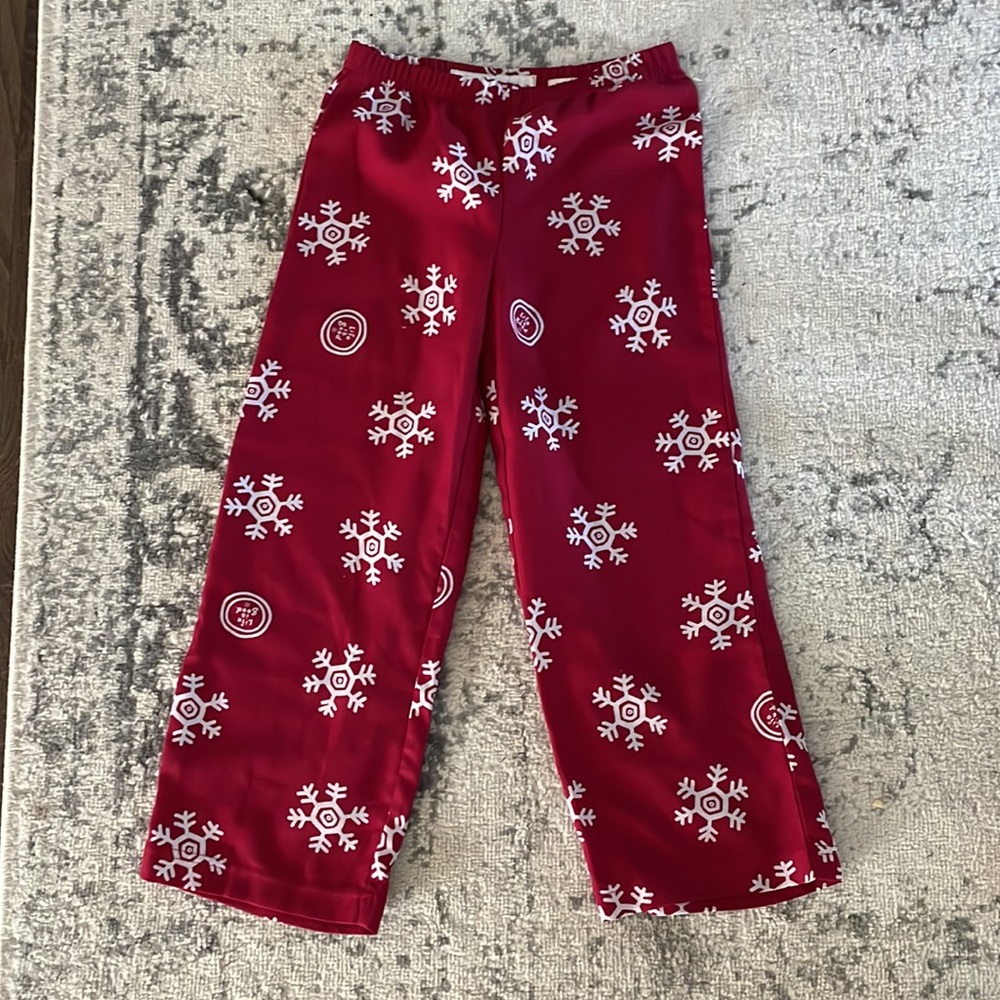 Life Is good red snow flake pants Small